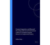 Willem Meijs Corpus Linguistics and Beyond (Tascabile) Costerus New Series
