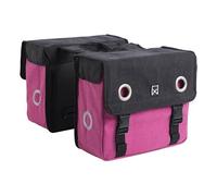 Willex Tela Dubble Tas Zwart/Roze