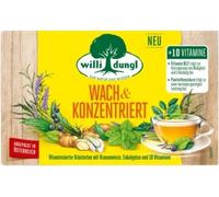 Willi Dungl Tisana Bio - Concentrazione - 20 bustine a doppia camera