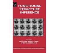 William A. Barnett Functional Structure Inference (Copertina rigida)