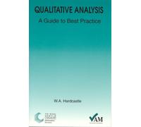 William A Hardcastle Qualitative Analysis (Tascabile)