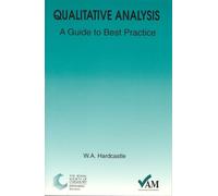 William A Hardcastle Qualitative Analysis (Tascabile)