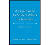 William A. Kaplin Barb A Legal Guide for Student Affairs Pro (Copertina rigida)