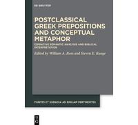 William A. Ross Postclassical Greek Prepositions and Conceptu (Copertina rigida)
