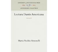 William A. Stephany Maria Picchio Simon Lectura Dantis Ameri (Copertina rigida)