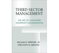 William B. Werther Evan Berman Third Sector Management (Tascabile)