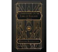William Blackstone Commentaries on the Laws of England (Tascabile)
