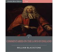 William Blackstone Tho The Commentaries On The Laws Of England In F (Tascabile)