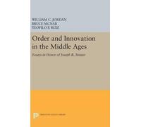 William Chester Jorda Order and Innovation in the Middle Age (Copertina rigida)