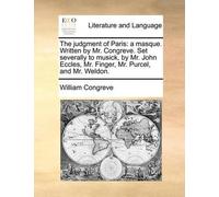 William Congreve The Judgment of Paris (Tascabile)