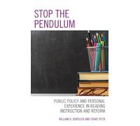 William D. Bursuck Craig Peck Stop the Pendulum (Tascabile)
