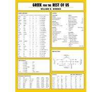 William D. Mounce Greek for the Rest of Us Laminated Sheet (Poster)