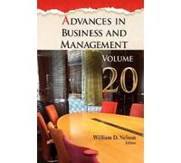 William D Nelso Advances in Business and Management. Volume 2 (Copertina rigida)