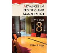 William D Nelson Advances in Business and Management (Copertina rigida)