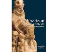 William D Paden Troubadour Texts and Contexts (Copertina rigida) Gallica