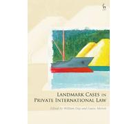 William Day Landmark Cases in Private International Law (Copertina rigida)