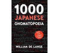 William De Lange 1000 Japanese Onomatopoeia (Copertina rigida)
