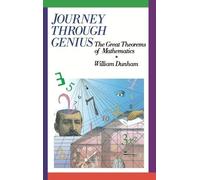 William Dunham Journey through Genius (Copertina rigida)