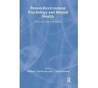William E. Martin Person-Environment Psychology and Mental H (Copertina rigida)