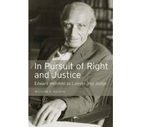 William E Nelson In Pursuit of Right and Justice (Copertina rigida)