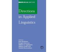 William Eggington Paul Bruthi Directions in Applied Linguist (Copertina rigida)