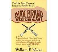 William F. Nolan Max Brand, Western Giant (Copertina rigida)