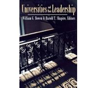 William G. Bowen Universities and Their Leadership (Tascabile)