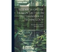 William H Gruber Donald Research on the Human Factor in the Transfe (Tascabile)