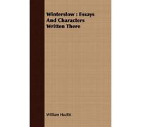 William Hazlitt Winterslow (Tascabile)