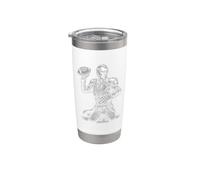 William Henry Harrison - Pallone da calcio Bicchiere termico in acciaio inox doppia parete