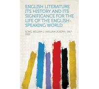William J Long English Literature (Copertina rigida)