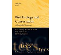 William J. Sutherland Ian Newton Rhys Gr Bird Ecology and Conservat (Tascabile)