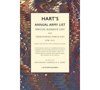 William James HART`S ANNUAL ARMY LIST 1915 Volume 3 (Tascabile)