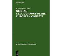 William Jervis Jon German Lexicography in the European Conte (Copertina rigida)