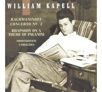 William Kapell Rachmaninoff: Piano Concerto No. 2; Rhapsody on a Theme of P (CD)