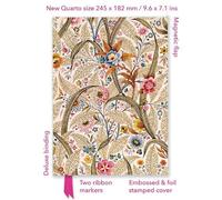 William Kilburn: Marble End Paper (Foiled Quarto Journal)