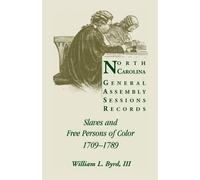 William L Byrd North Carolina General Assembly Sessions Records (Tascabile)