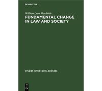 William Leon MacBride Fundamental change in law and society (Copertina rigida)