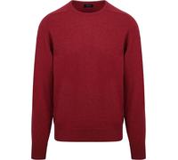 William Lockie O-Auschnitt Pullover lana d'agnello rosso - Taglia M - Uomo - Abbigliamento - Vestibilità regolare - 7097 DF Oneck PoppyMel/40, Colore: rosso