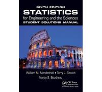 William M. Mendenhall Terry Statistics for Engineering and the Scie (Tascabile)