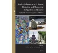 William McClure Studies in Japanese and Korean Historical and Theore (Tascabile)