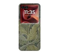 William Morris Acanthus Leaves Flip Case Cover Custodia per Motorola Razr 60 Ultra, Razr Ultra 2025