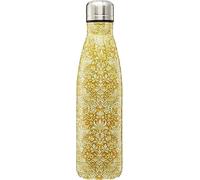 William Morris At Home Utile e bella bottiglia d'acqua isolata in acciaio inox, riutilizzabile, 500 ml, oro, FG6832