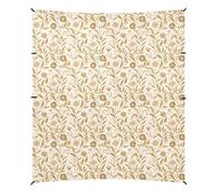William Morris - Baldacchino da spiaggia in stile fantasy con sabbia, protezione UPF50+, leggero, portatile, con pali robusti, sacchi di sabbia e pala per campeggio, picnic, cortile