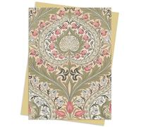William Morris Gallery Eden Greeting Card Pack: Pack of 6 Blank Inside and Shrink-wrapped With a Gold Envelope