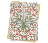 William Morris Gallery Harebell Greeting Card Pack: Pack of 6 Blank Inside and Shrink-wrapped With a Gold Envelope