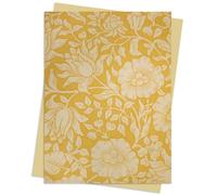 William Morris Gallery Mallow Greeting Card Pack: Pack of 6 Blank Inside and Shrink-wrapped With a Gold Envelope