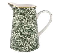 William Morris' Larkspur Design Brocca in porcellana fine, verde