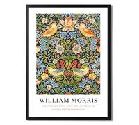 William Morris, poster "Ladro di fragole", disegni di artisti famosi, elegante decorazione per la casa in varie dimensioni (solo stampa A4)