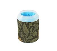 William Morris - Pulitore portatile per cani, con spazzola in silicone morbido, per cani di piccola e media taglia